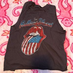 Rolling Stones forth of july tank top